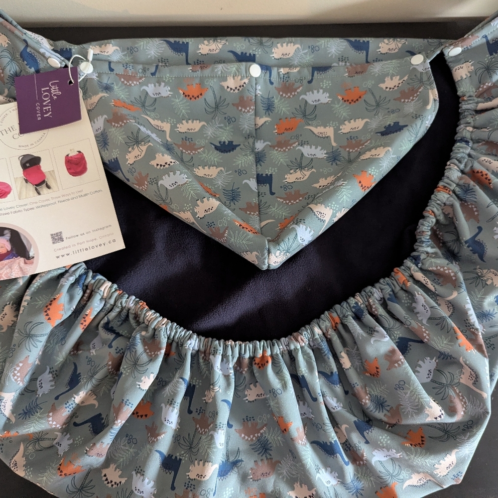 Little Lovely Dino Print  Multi Use Nursing Cover Waterproof